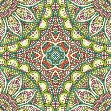 Seamless pattern. Vintage decorative elements イラスト素材