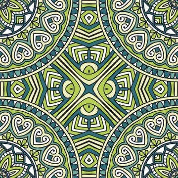 Seamless pattern. Vintage decorative elements Stock Illustration