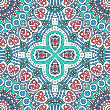 Seamless pattern. Vintage decorative elements Illustrazione stock