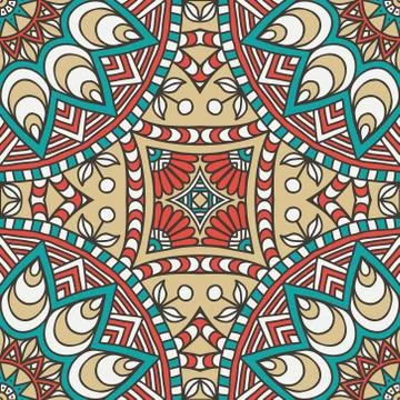 Seamless pattern. Vintage decorative elements Illustrazione stock