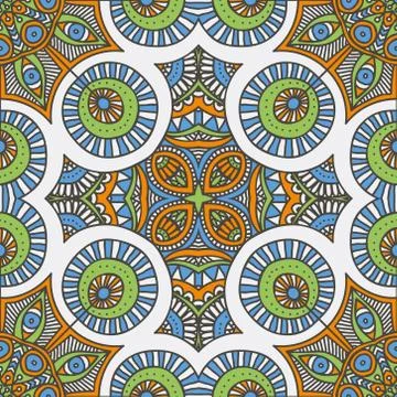 Seamless pattern. Vintage decorative elements Stock Illustration