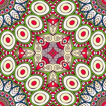 Seamless pattern. Vintage decorative elements Stock Illustration