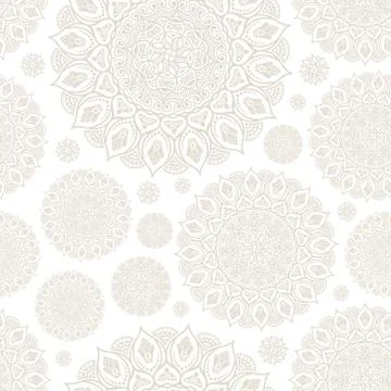 Seamless pattern. Vintage decorative elements Stock Illustration