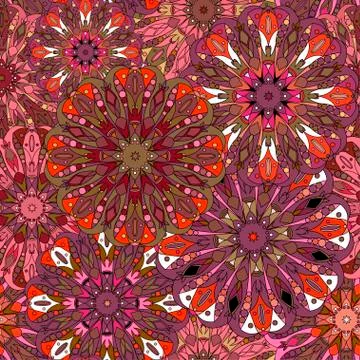 Seamless pattern. Vintage decorative elements. Stock Illustration