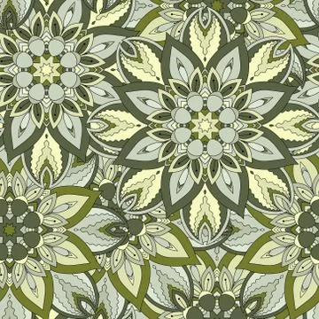 Seamless pattern. Vintage decorative elements. Hand drawn background. Islam 스톡 일러스트