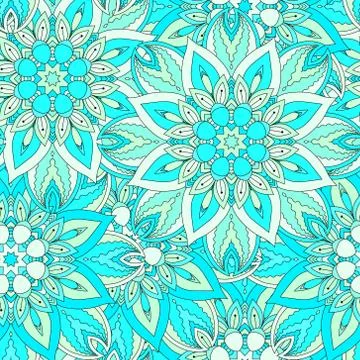 Seamless pattern. Vintage decorative elements. Hand drawn background. Islam Illustrazione stock