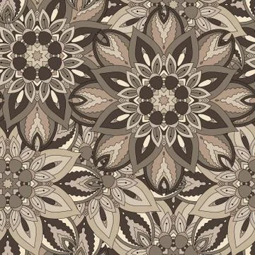 Seamless pattern. Vintage decorative elements. Hand drawn background. Islam Illustrazione stock