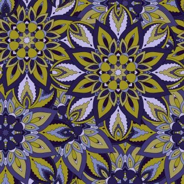 Seamless pattern. Vintage decorative elements. Hand drawn background. Islam Illustrazione stock