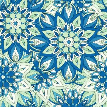 Seamless pattern. Vintage decorative elements. Hand drawn background. Islam Stock Illustration