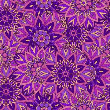 Seamless pattern. Vintage decorative elements. Hand drawn background. Islam Illustrazione stock