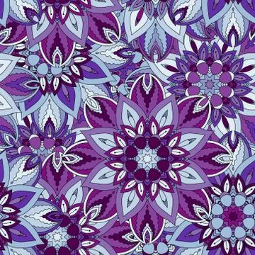 Seamless pattern. Vintage decorative elements. Hand drawn background. Islam,  Stock Illustration