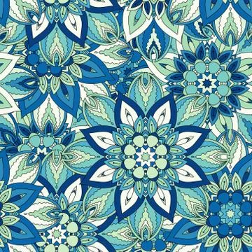 Seamless pattern. Vintage decorative elements. Hand drawn background. Islam,  Stock Illustration