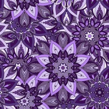 Seamless pattern. Vintage decorative elements. Hand drawn background. Islam,  Stock Illustration