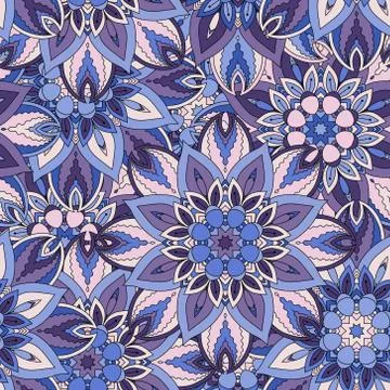 Seamless pattern. Vintage decorative elements. Hand drawn background. Islam,  Stock Illustration