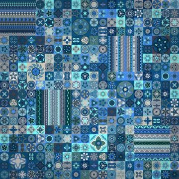 Seamless pattern. Vintage decorative elements. Hand drawn background. Islam,  Stock Illustration