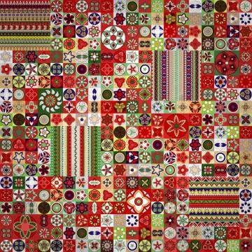 Seamless pattern. Vintage decorative elements. Hand drawn background. Islam,  Stock Illustration