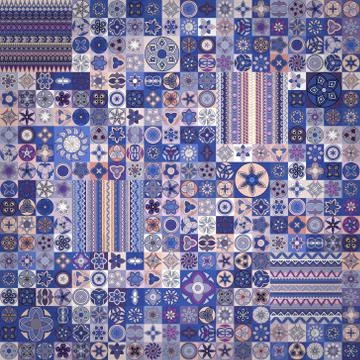 Seamless pattern. Vintage decorative elements. Hand drawn background. Islam,  스톡 일러스트