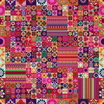 Seamless pattern. Vintage decorative elements. Hand drawn background. Islam,  Illustrazione stock