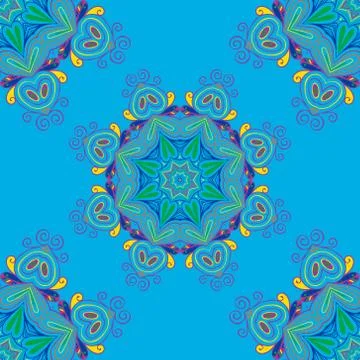 Seamless pattern. Vintage decorative elements Stock Illustration