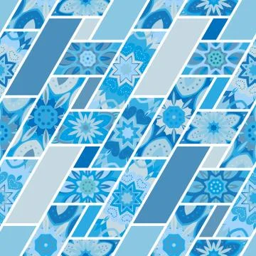 Seamless pattern. Vintage decorative elements. Hand drawn background. Islam Ilustração Stock