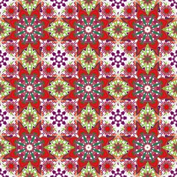 Seamless pattern. Vintage decorative elements. Hand drawn background. Islam Illustrazione stock