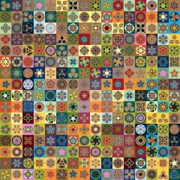 Seamless pattern. Vintage decorative elements. Hand drawn background. Islam.. 스톡 일러스트