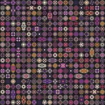 Seamless pattern. Vintage decorative elements. Hand drawn background. Islam.. Stock Illustration