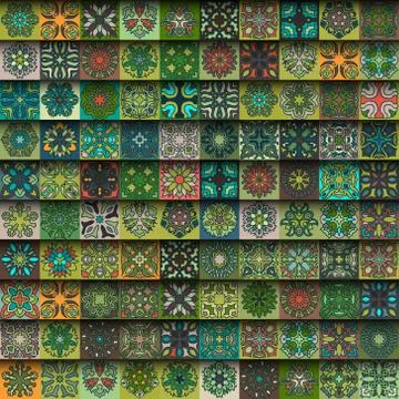 Seamless pattern. Vintage decorative elements. Hand drawn background. Islam.. Stock Illustration