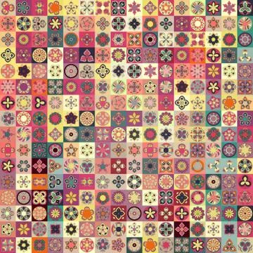 Seamless pattern. Vintage decorative elements. Hand drawn background. Islam.. Stock Illustration