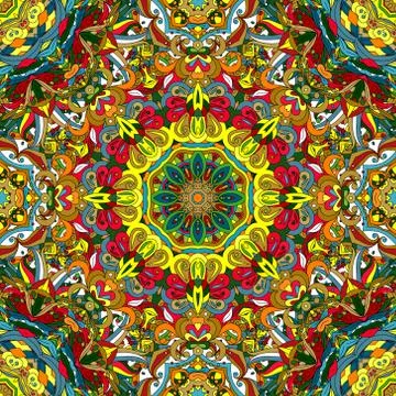 Seamless pattern. Vintage decorative elements. Hand drawn background. Islam Illustrazione stock