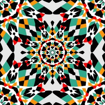 Seamless pattern. Vintage decorative elements vector illustration Stock Illustration