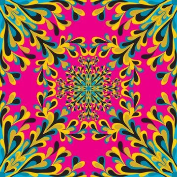 Seamless pattern. Vintage decorative elements vector illustration Stock Illustration