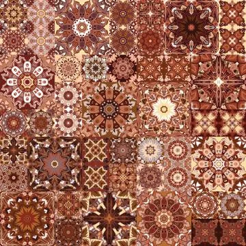 Seamless pattern. Vintage decorative elements. Hand drawn background. Islam,  Illustrazione stock