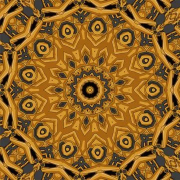 Seamless pattern. Vintage decorative elements. Hand drawn background. Islam.. Illustrazione stock