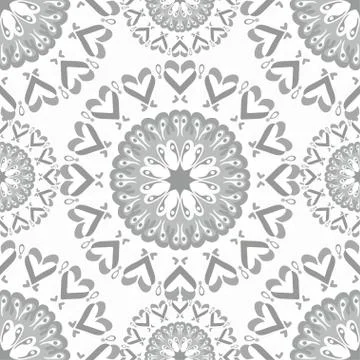 Seamless pattern. Vintage elements. vector illustration Illustrazione stock