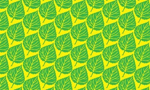 Seamless pattern with vintage floral elements, spring leaves, and branches for a Stock Illustration