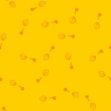 Seamless pattern vintage golden key cartoon vector Stock Illustration