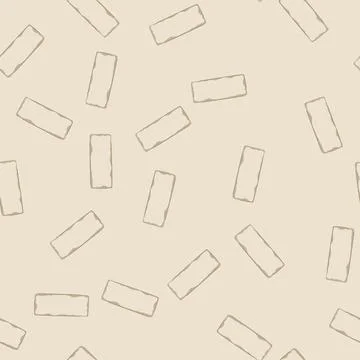 Seamless pattern vintage horizontal blank paper banner with torn edges Stockillustratie