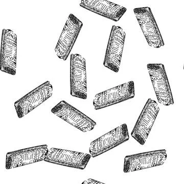 Seamless pattern vintage old newspaper sketch hand drawn 스톡 일러스트
