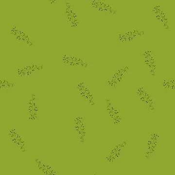 Seamless pattern vintage olive border divider cartoon vector Illustrazione stock