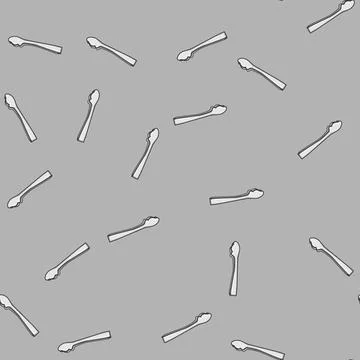 Seamless pattern vintage sugar cube tongs cartoon vector 库存插图