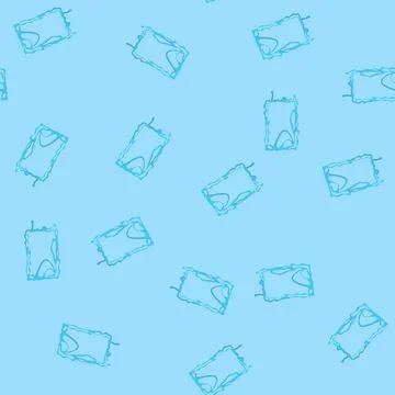 Seamless pattern viral slime frame cartoon vector Stock Illustration