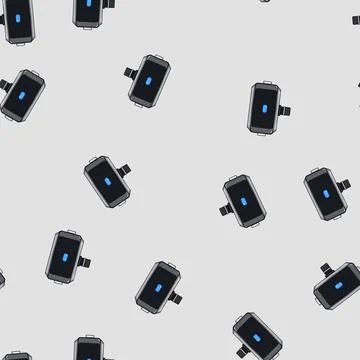 Seamless pattern virtual vr glasses cartoon vector 스톡 일러스트