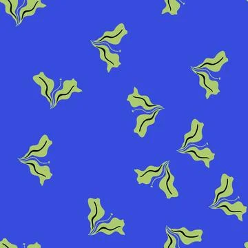 Seamless pattern visual abstract square flowers cartoon vector Stock Illustration
