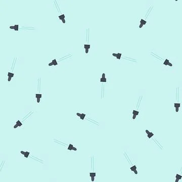 Seamless pattern vitamin serum dropper cartoon vector Stock Illustration