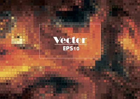 Seamless pattern of volcano lava river or glowing magma surface top view. Abs Stock Illustration