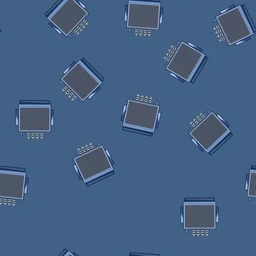 Seamless pattern voltage electrical transformer cartoon vector Stock Illustration