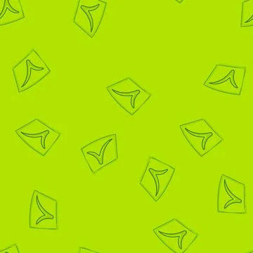 Seamless pattern vote check mark cartoon vector Stock Illustration
