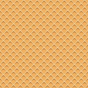 Seamless pattern with waffel texture Stock Illustration