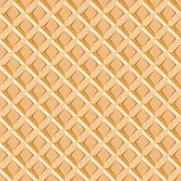 Seamless pattern with waffel texture Stock Illustration